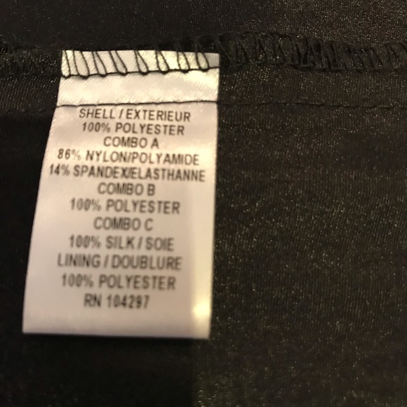 Designer Little black dress by Milly knee length with lace overlay - Picture 8 of 8